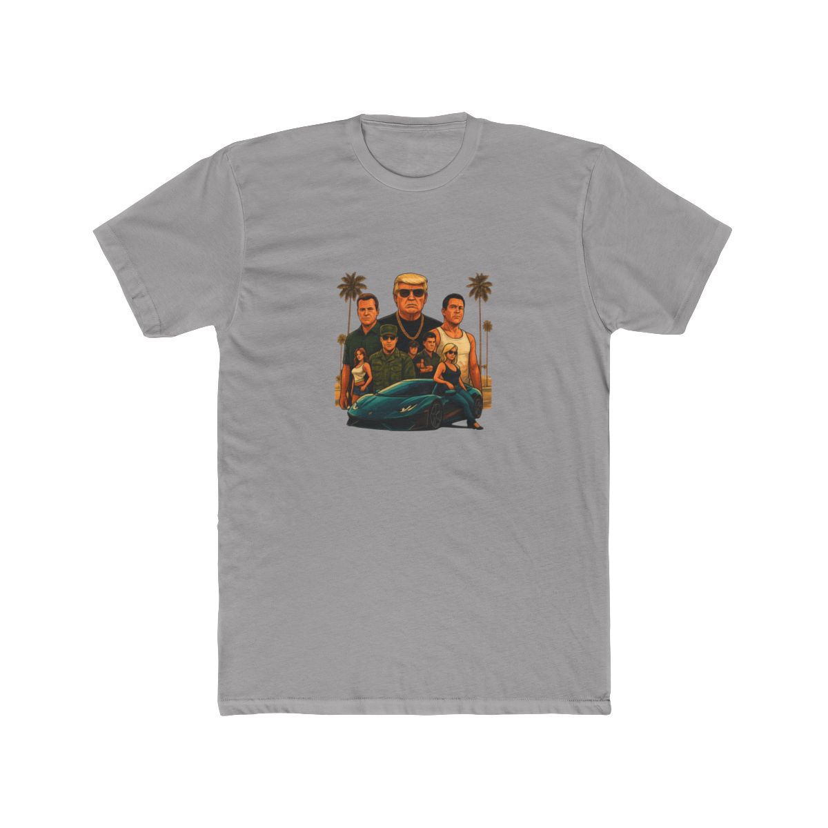 GTA Trump Retro Vice City Graphic T Shirt - Official t-shirts merchandise