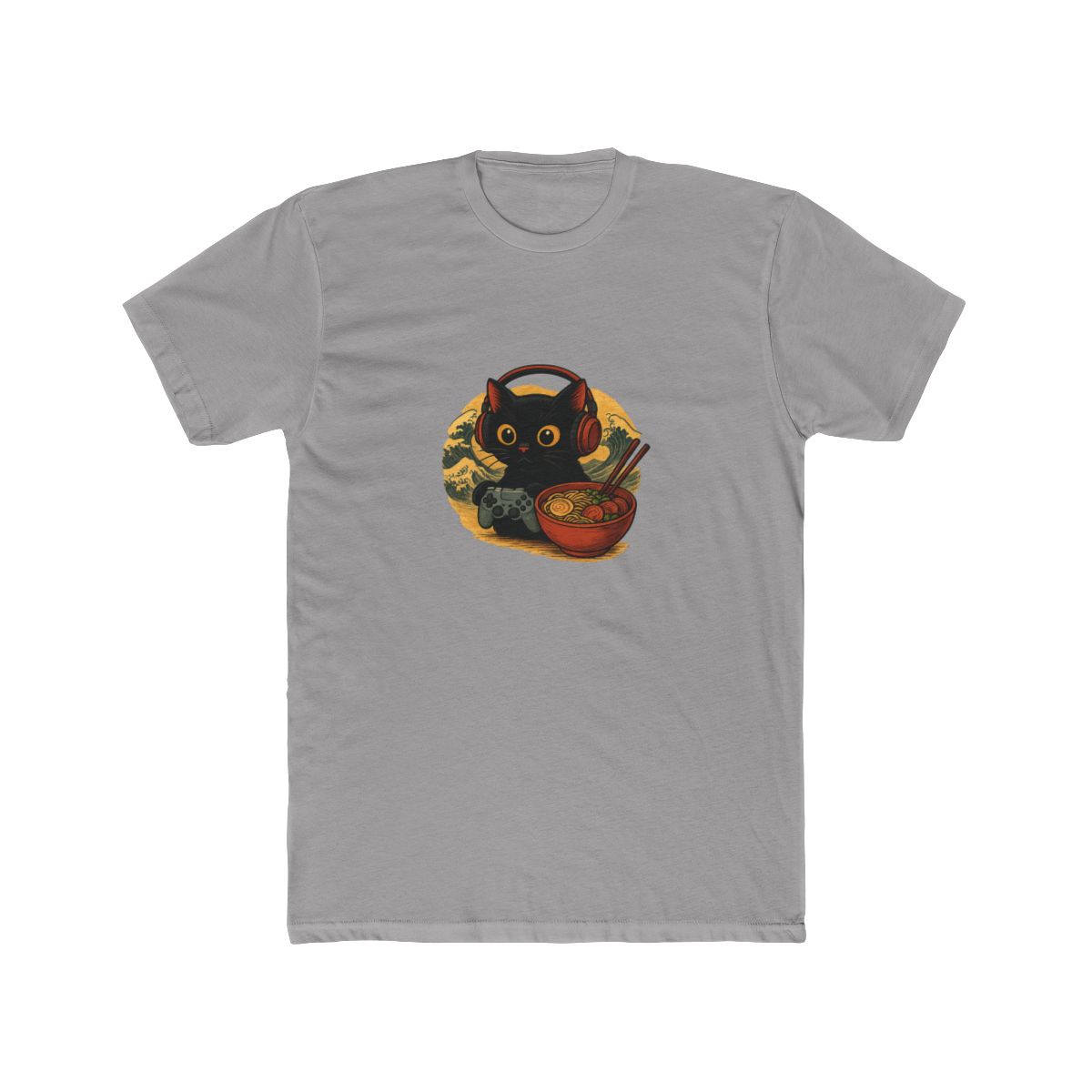 Retro Japanese Gaming Cat Anime Otaku T Shirt - Official t-shirts merchandise