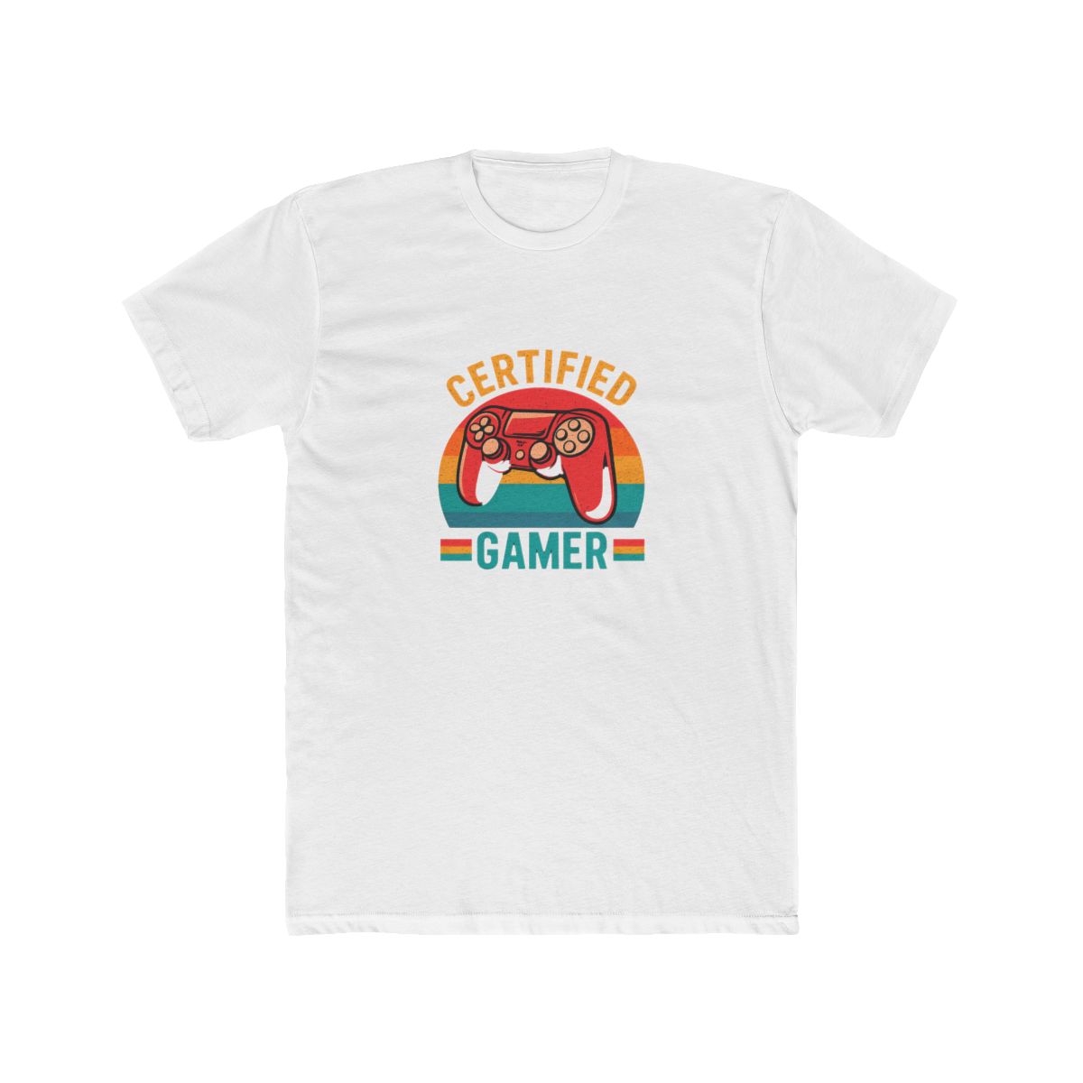 Certified Gamer Bold Gaming T Shirt - Official t-shirts merchandise