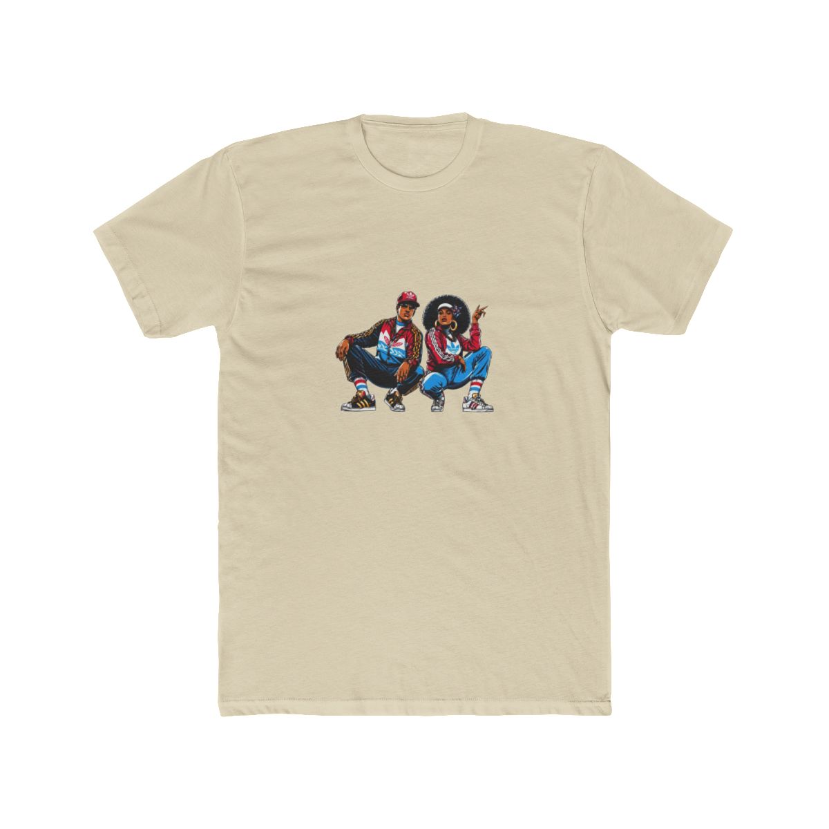 1980s B-Boy FlyGirl GTA Style T Shirt - Retro Hip-Hop Gamer Gift