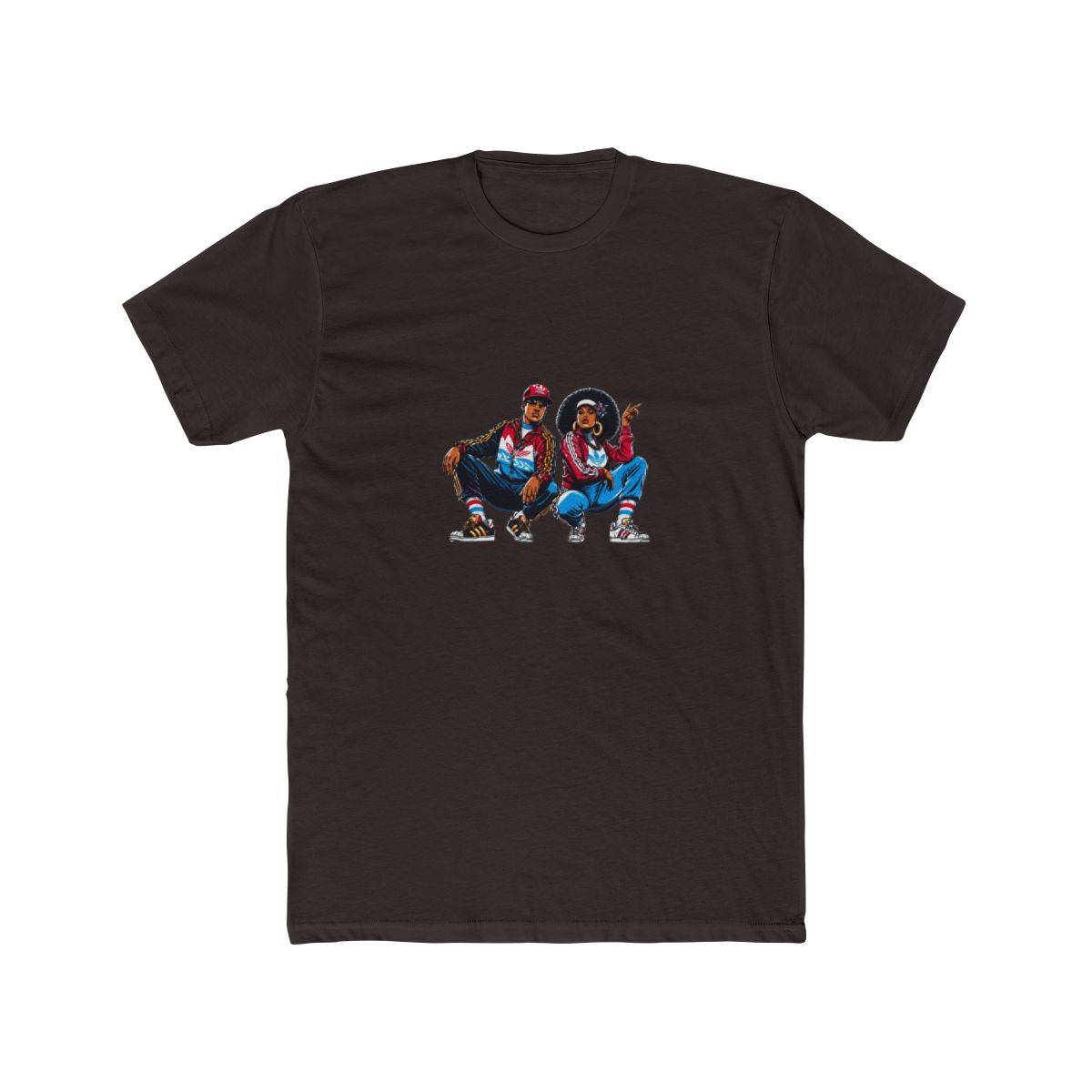 1980s B-Boy FlyGirl GTA Style T Shirt - Retro Hip-Hop Gamer Gift - alternate angle 3, merchandise