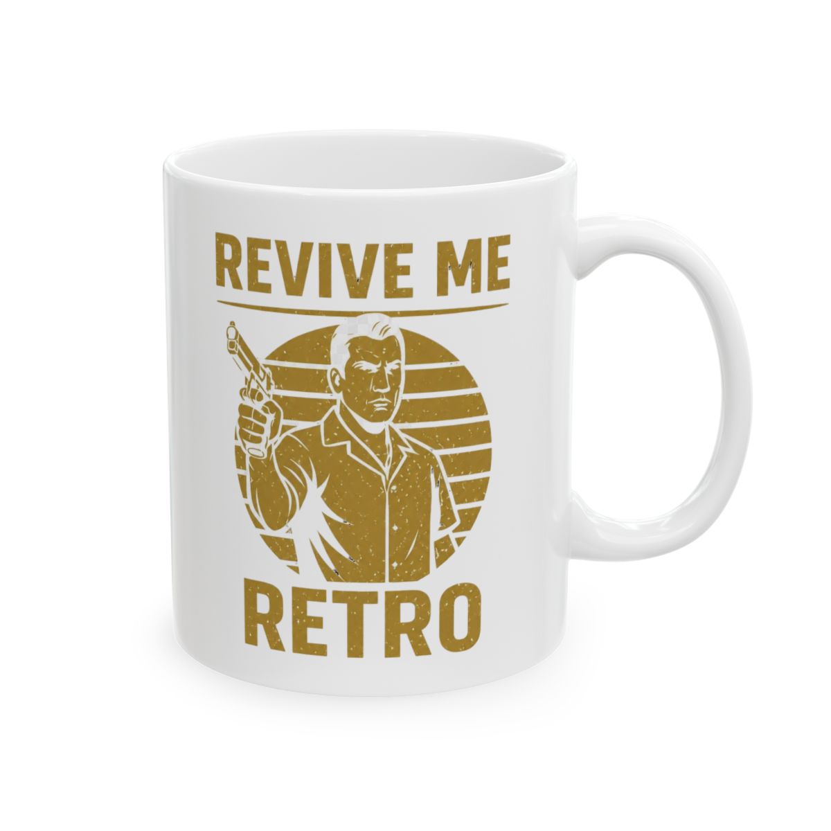 Neon Retro Synthwave Two-Tone Coffee Mug - 80s Arcade Nostalgia Gift - Official mugs merchandise