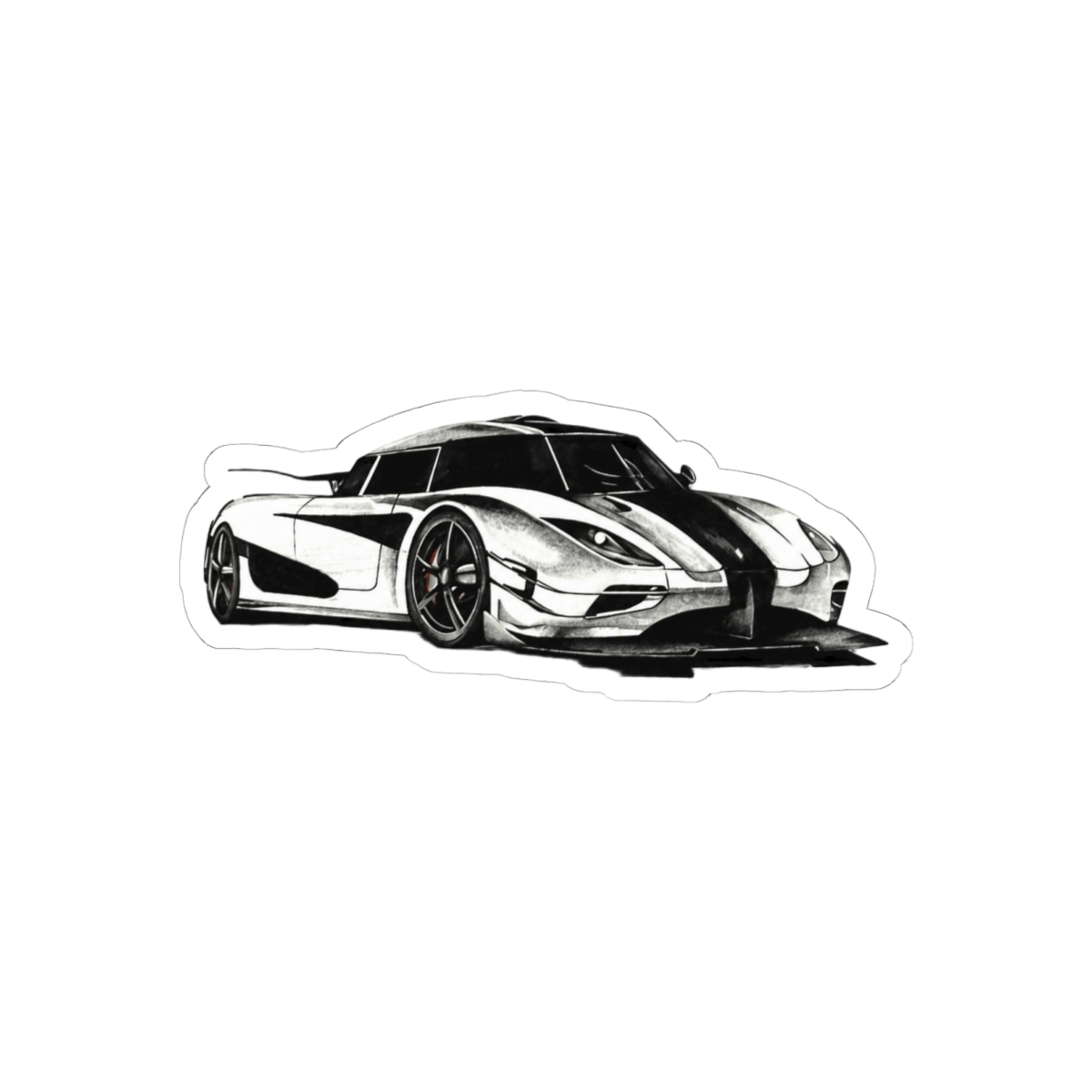 Hi 2026 Redline III Sticker | Bold Futuristic Vinyl Decal