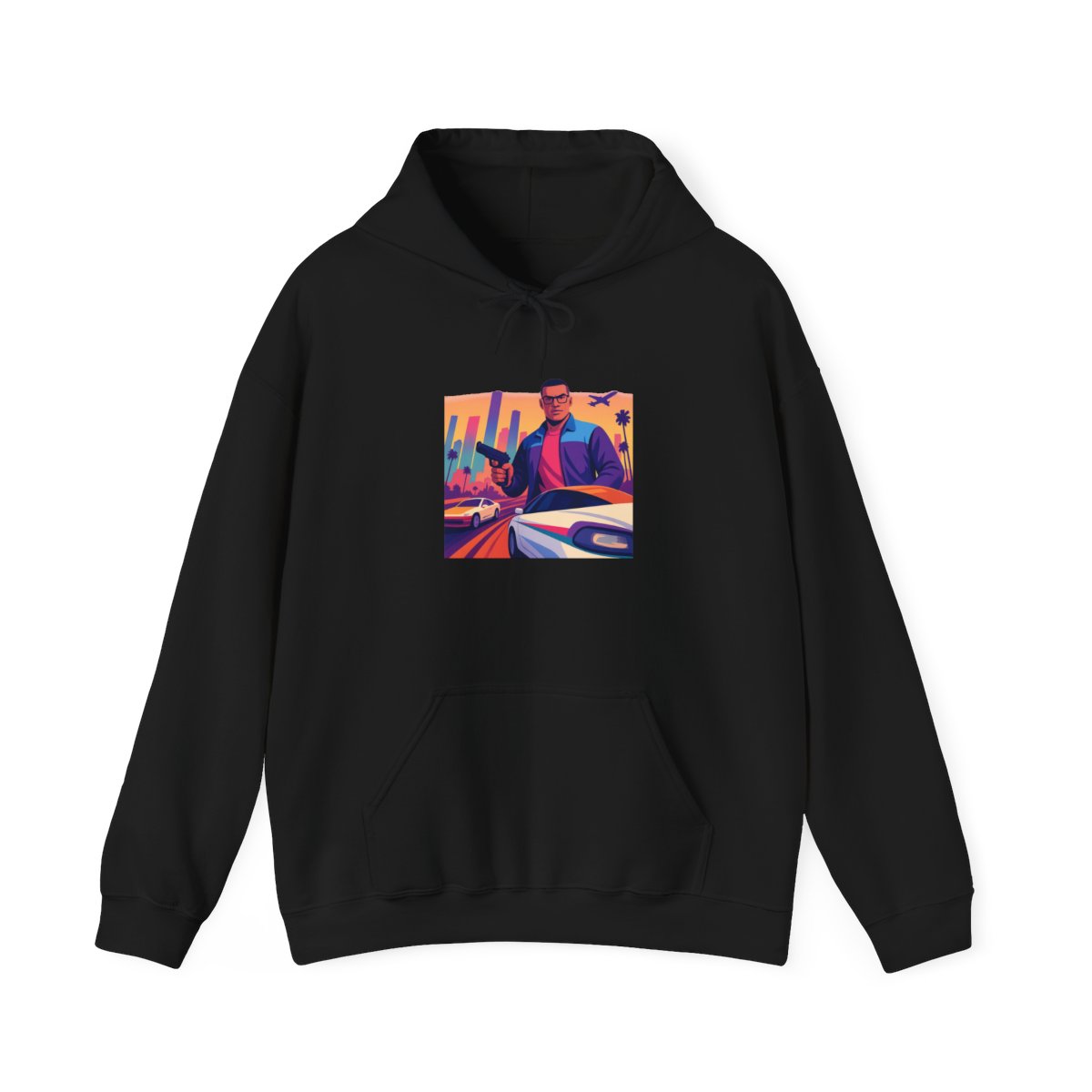 Grand Theft Auto GTA Colorblock Hoodie - Official hoodies merchandise