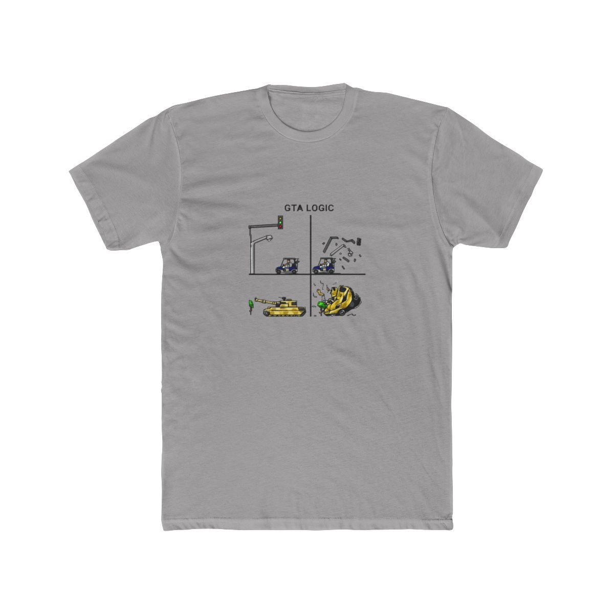 GTA Logic Meme Outfit Funny Gamer Gear T Shirt - Official t-shirts merchandise