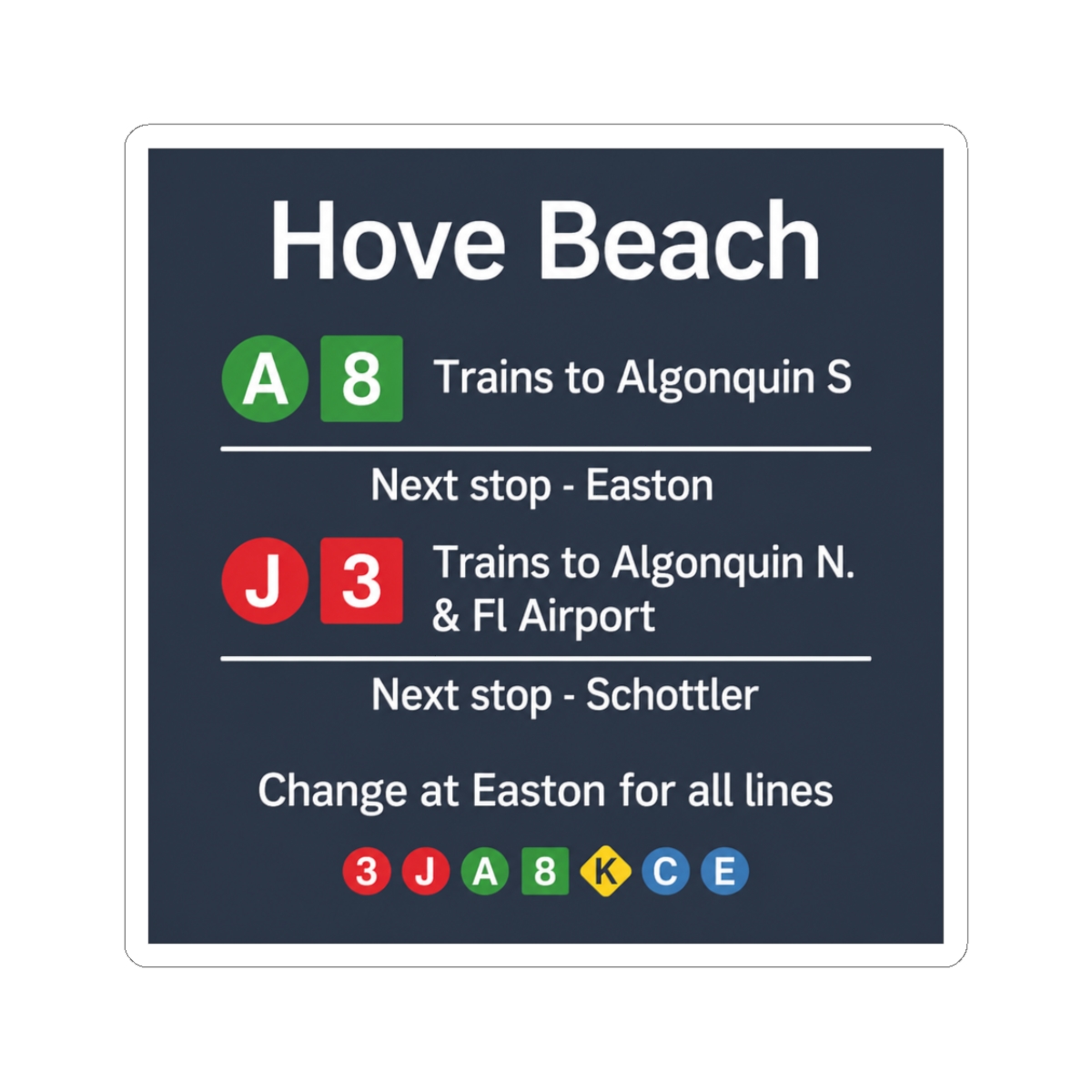 Hove Beach - Liberty City Subway - Gta Iv Sticker - Official stickers merchandise