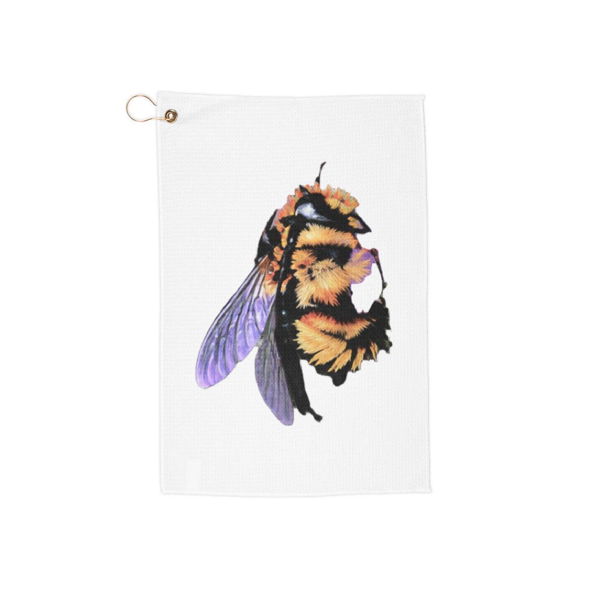 Bee and Flower gta Golf Towel - Official Creator merchandise