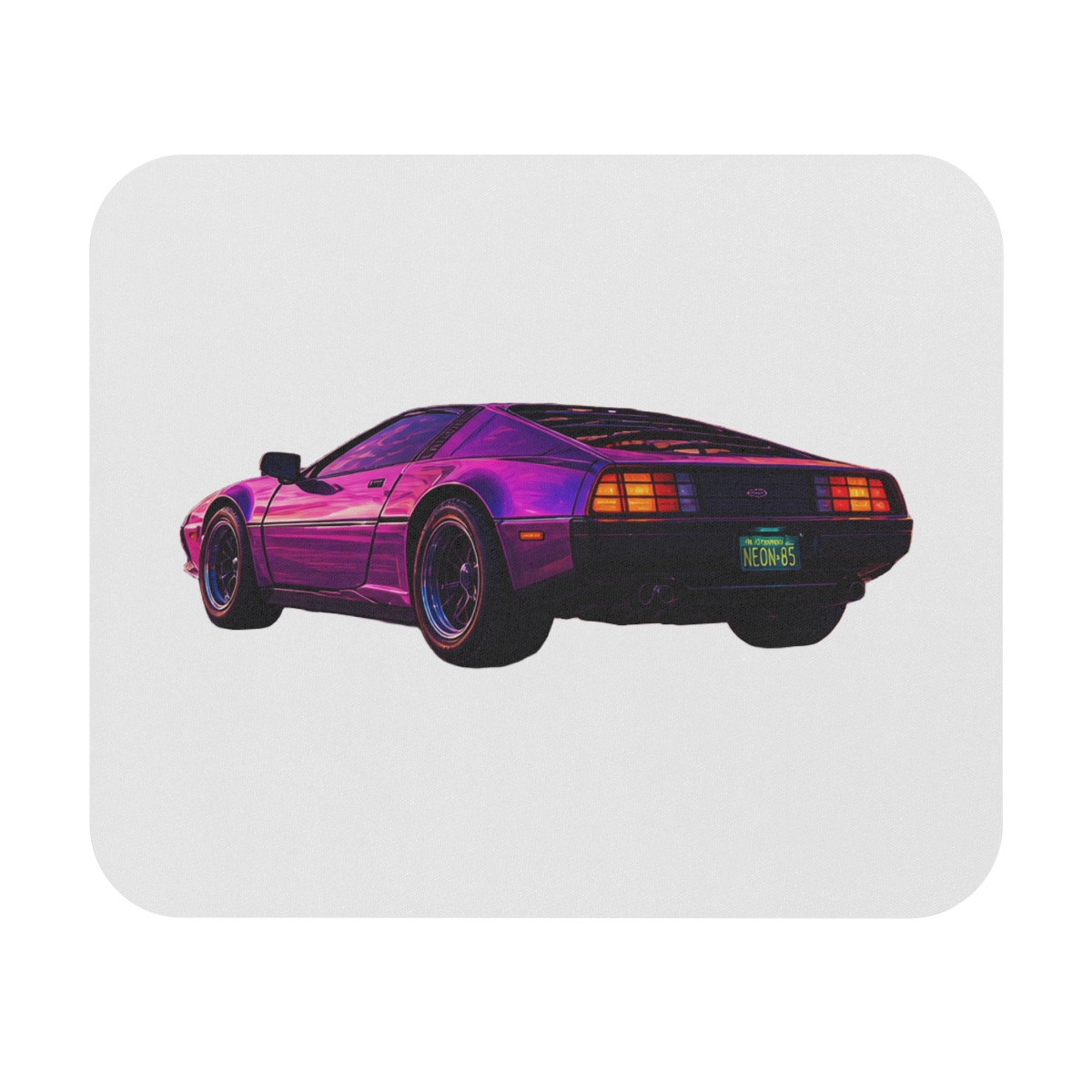 GTA 6 Vibe Desk Accessories – Retro Car in Neon City Suns - GTA official Accessories merch